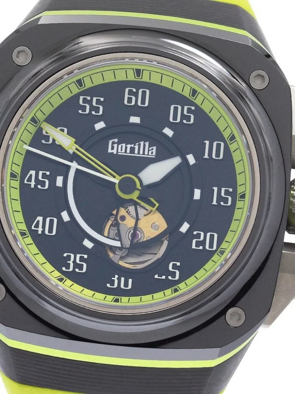 Gorilla Fastback GT Acid Green FBY35.0 black Dial Automatic Men's Watch_973063